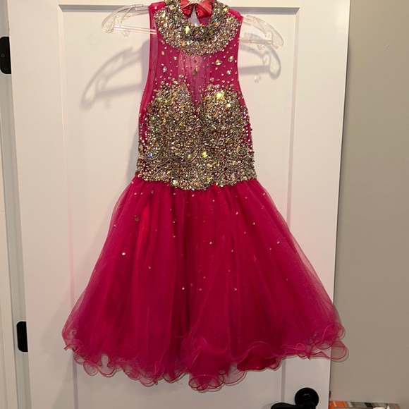 Rachel Allan Dresses & Skirts - Rachel Allan Hot Pink Short cocktail dress size 0